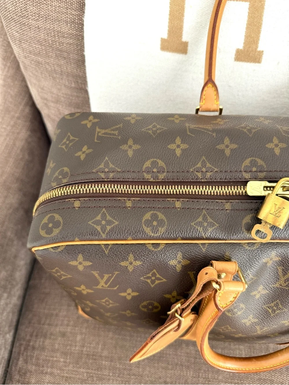 Authentic Louis Vuitton Sirius 45 travel bag brown monogram M41408 LV unisex - Picture 15 of 16